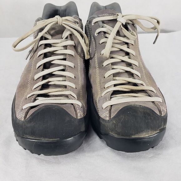 GARMONT STICKY BEAST Mens HIKING SHOES Sz 9 Suede Armour Toe Low Grey - Picture 4 of 9